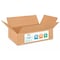Idl Packaging 16 in x 10 in x 4 in Shipping Box, Kraft, Corrugate, Single Wall, 5 PK B-16104-5 - alternate 1